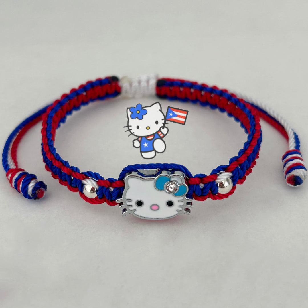 USA x Puerto Rico Hello Kitty Bracelets