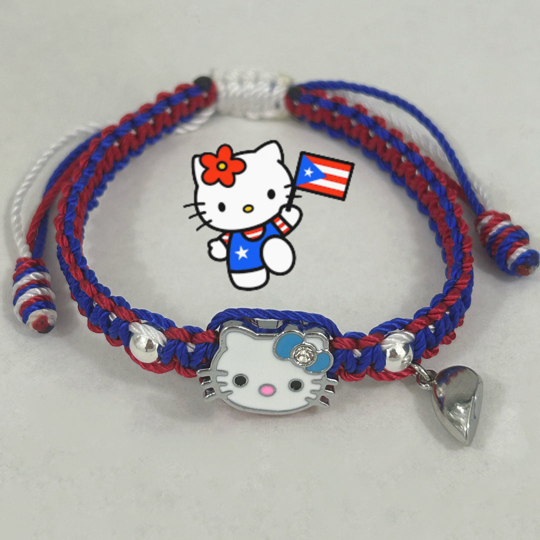 USA x Puerto Rico Hello Kitty Bracelets