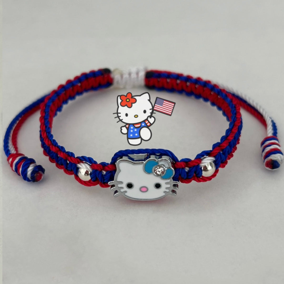 USA x Puerto Rico Hello Kitty Bracelets